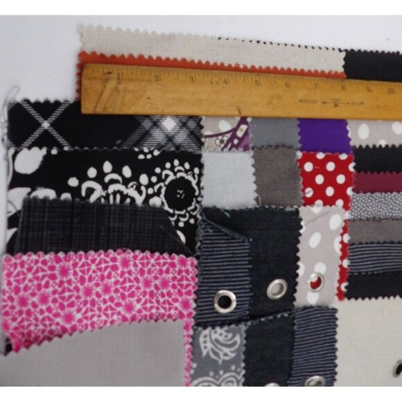 Assorted Fabric Swatches for Crafts Assorted Lot 12- 8 1/2"x 5" & 17 5"x 5" - Picture 2 of 5